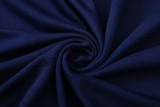 25-26 France Royal blue Tank top and shorts suit