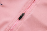 25-26 France Pink Half Pull Tracksuit (半拉链)