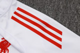 25-26 LIV White Half Pull Tracksuit #B2534(半拉链)