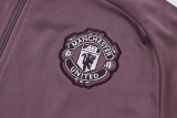 25-26 Man Utd Grey purple Jacket Tracksuit #A2550