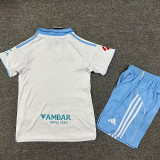 25-26 Zaragoza Home Kids Soccer Jersey