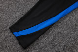 25-26 Man Utd Fancy blue Kids Half Pull Tracksuit #E25102(童装)(半拉链)