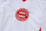 25-26 Bayern White Polo Tracksuit #C2516