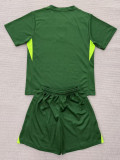 25-26 USA  Green Goalkeeper Kids Soccer Jersey