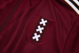25-26 Ajax Jujube red Jacket Tracksuit #A2520