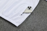 25-26 PSG White Hoodie Jacket Tracksuit