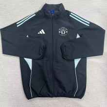 25-26 Man Utd Black Windbreaker