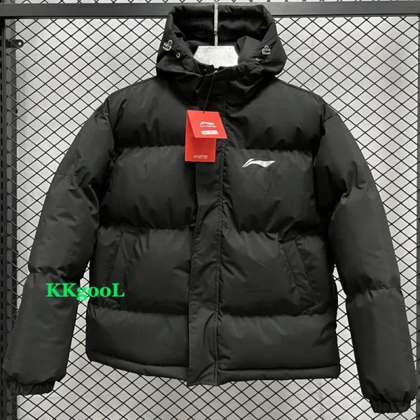 24-25 MF6 LN Black Hooded Cotton Coat #棉衣