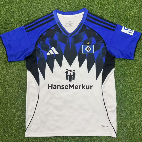 25-26 Hamburg SV Home Fans Soccer Jersey