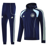 25-26 Ajax Royal blue Hoodie Tracksuit (卫衣套装)