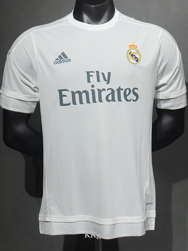 2015-2016 RMA Home Player Version 球员 Retro Soccer Jersey