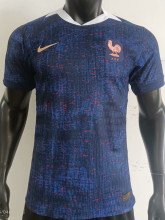25-26 France Home Player Version Soccer Jersey