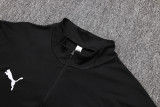 25-26 Man City Black Half Pull Tracksuit (半拉链)