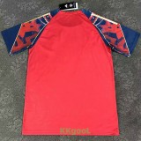 25-26 Man Utd Red Black Fans Training shirts (蛇纹)