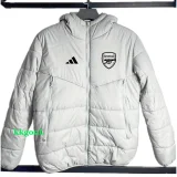 24-25 ARS White Hooded Cotton Coat #棉衣