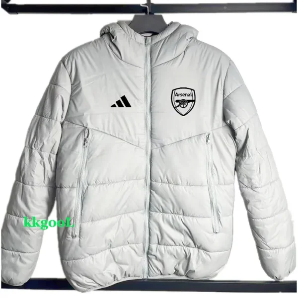 24-25 ARS White Hooded Cotton Coat #棉衣