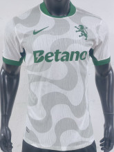 25-26 Sporting Lisbon White Player Version Soccer Jersey