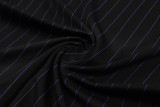 25-26 Man Utd Black Training Short Suit #条纹