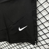 D985 NK Black Casual Short Pants