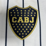25-26 Boca Juniors White Casual Edition Baseball Jersey