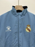 24-25 RMA Light blue & Black Retro Double Sided Windbreaker (双面风衣)