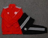 25-26 Flamengo Red Jacket Tracksuit #A2517
