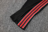 25-26 Man Utd Black Kids Half Pull Tracksuit #E2509(童装)(半拉链)