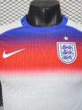 25-26 England Home Long Sleeve Player Version Soccer Jersey (长袖球员)