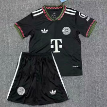 25-26 Bayern Black Kids Soccer Jersey