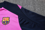 25-26 BAR Purple Half Pull Tracksuit #B2504(半拉链)