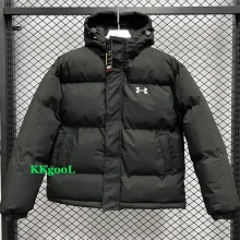 24-25 MF5 UA Black Hooded Cotton Coat #棉衣