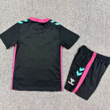 25-26 Sunderland Black GoalKeeper Kids Soccer Jersey