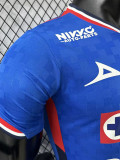 25-26 Cruz Azul Home Player Version Soccer Jersey
