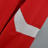 2005-2006 Man Utd Home Long sleeve Retro soccer jersey (长袖)