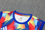 25-26 ARS Red blue Tank top and shorts suit