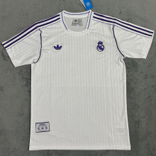 25-26 RMA White Special Edition Fans Training Shirts (紫色标)
