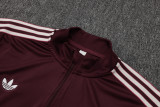 25-26 Bayern Deep Red Half Pull Tracksuit #B2512(半拉链)