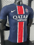 24-25 PSG Home Champions Of Europe 25 ICI  C'EST Paris Player Version Soccer Jersey 带星