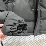 24-25 MF6 LN Black Hooded Cotton Coat #棉衣