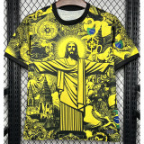 24-25 Brazil Yellow Special Edition Fans Soccer Jersey (耶稣黄色)