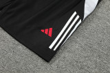 24-25 Man Utd Black Tank top and shorts suit
