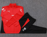 25-26 Al-Hilal Red Half Pull Tracksuit #B2599(半拉链)