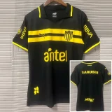 24-25 Atletico Penarol Black Away Fans Soccer Jersey (前横条)