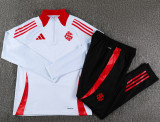 25-26 Internacional Grey Kids Half Pull Tracksuit (童装)(半拉链)