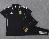 25-26 Argentina Black Polo Tracksuit #C2567