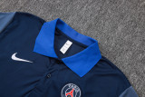 25-26 PSG Royal blue Polo Tracksuit #C2569