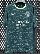 25-26 Man City Green Fans Soccer Jersey