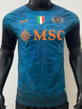 25-26 Napoli Halloween Blue Player Version Soccer Jersey