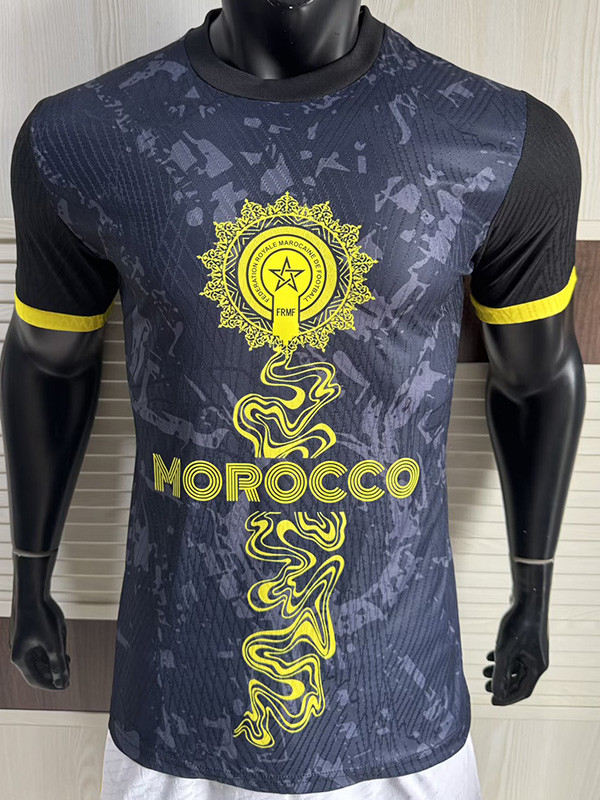 25-26 Morocco Black Special Edition Player Version Training shirts