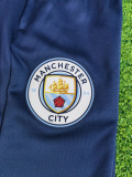 25-26 Man City Royal blue Training Long Pants (Have Pocket)